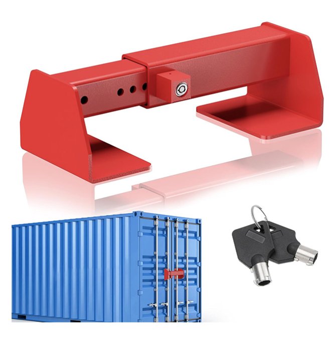 Heavy-duty container door locks