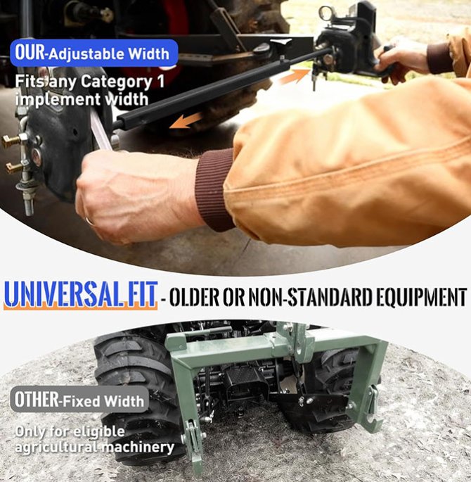 Side-moving lifting attachment