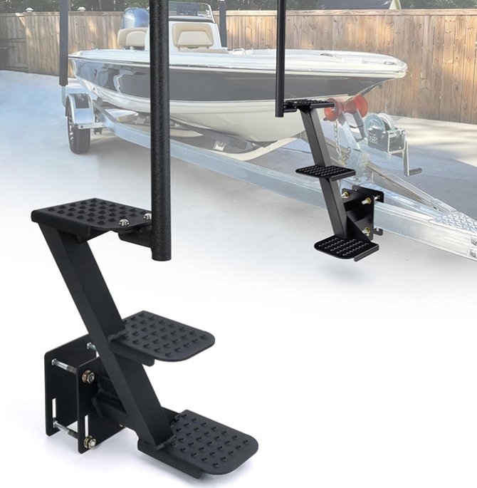 Marine trailer pedals