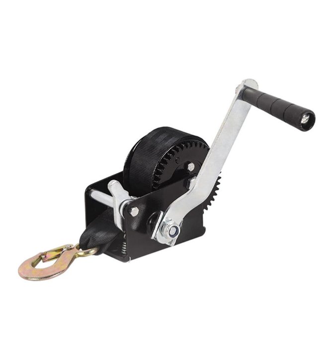 Hand-operated winch, boat trailer winch