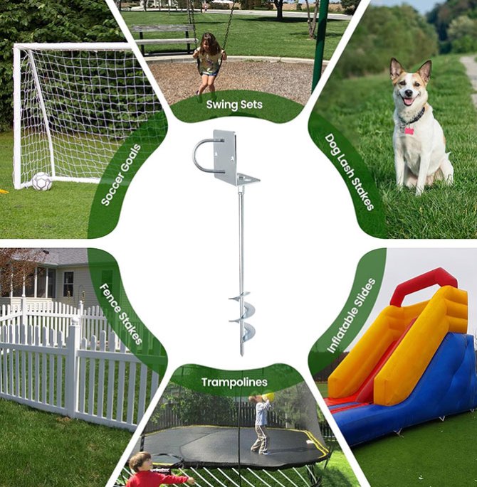 All-welded heavy-duty ground anchor