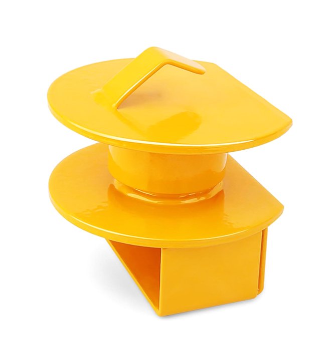 Heavy steel traction ring lock