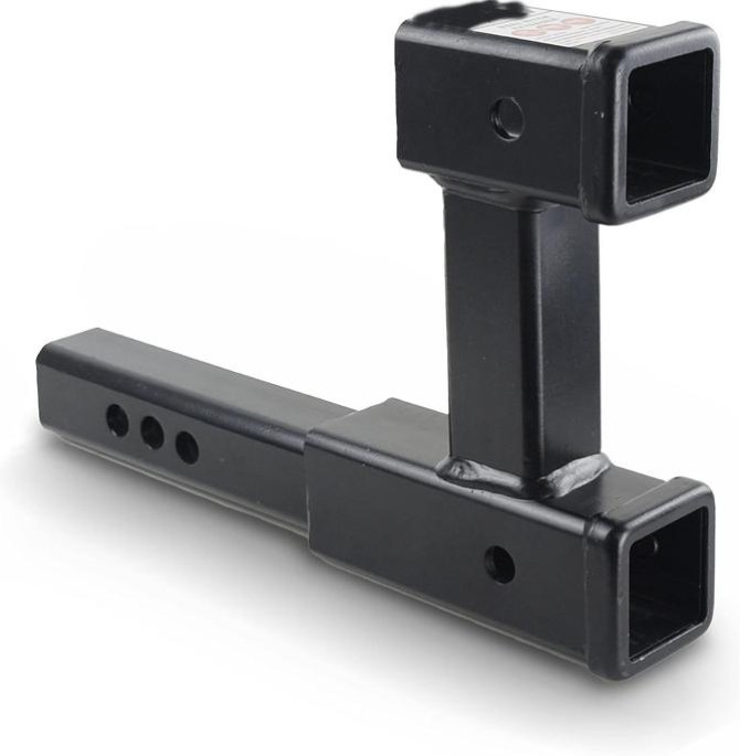 Double Trailer Hitch Extender