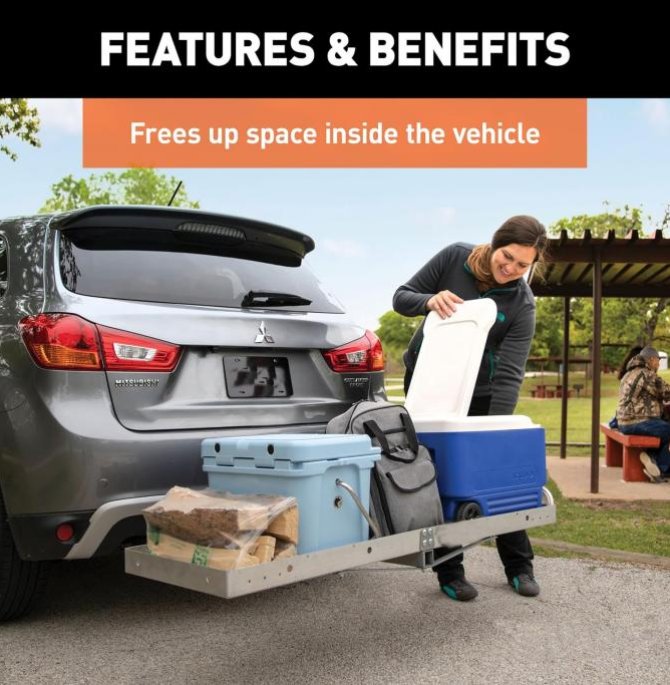 Pallet-style trailer cargo rack