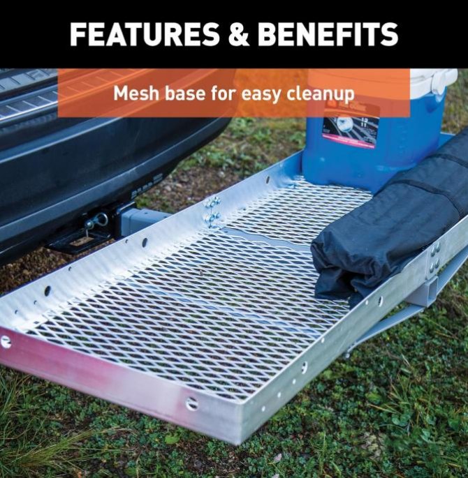 Pallet-style trailer cargo rack