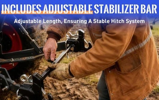 New Adjustable Stabilizer Bar from Tiger Metal Custom Delivers Enhanced Towing Safety and Control
