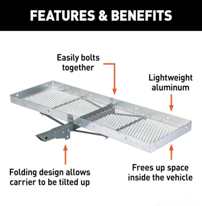 Pallet-style trailer cargo rack
