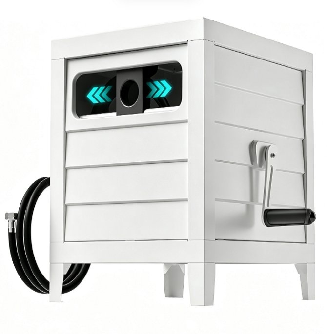 Outdoor Water Hose Storage Cabinet