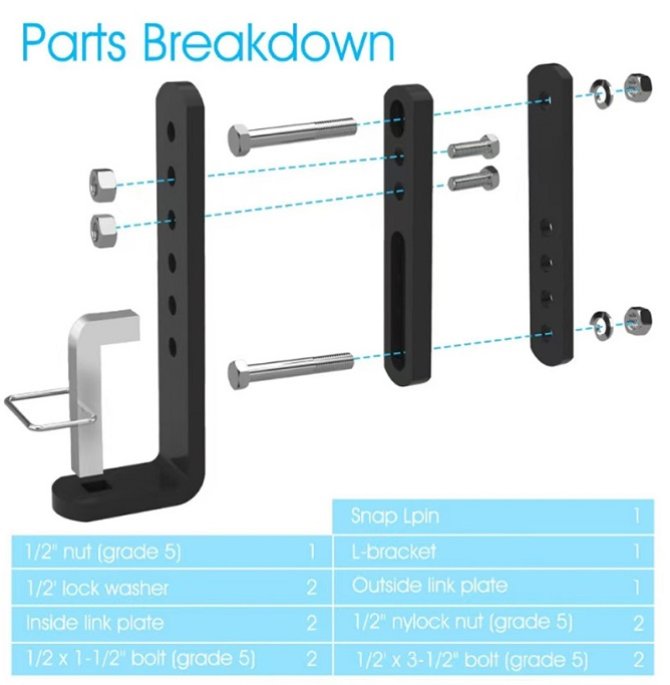 Trailer Swing Control Bracket (2)
