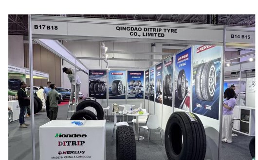 Returning in triumph! A firsthand look at our company shining at the Sharjah International Tire Exhibition in the UAE.