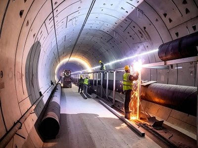 Chambre de chauffage du tunnel utilitaire souterrain urbain de Pékin