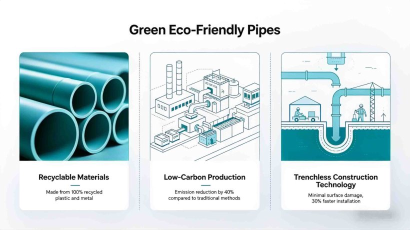 Tendances mondiales en matière de tuyauterie industrielle à l'horizon 2026 : les technologies vertes, respectueuses de l'environnement et intelligentes se généralisent.