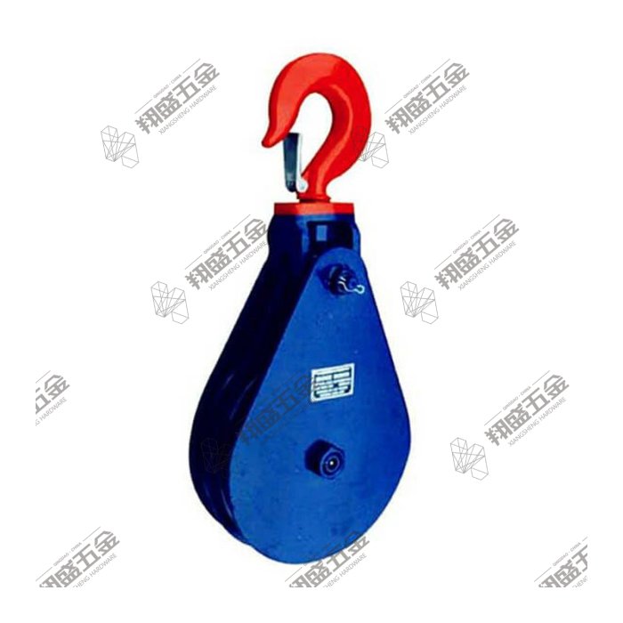 Light Type Champion Snatch Block Double Sheave with Hook