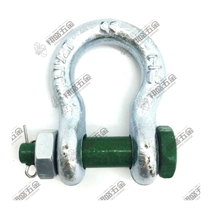 U.S. Type Drop Forged Bolt Type Anchor Shackle G2130