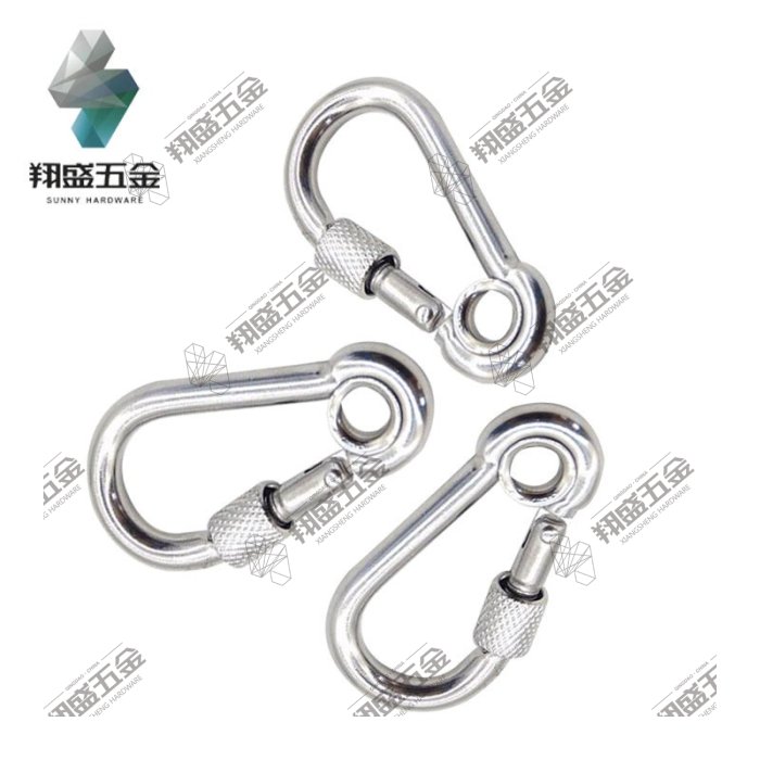 Square buckle chain clip spring hook
