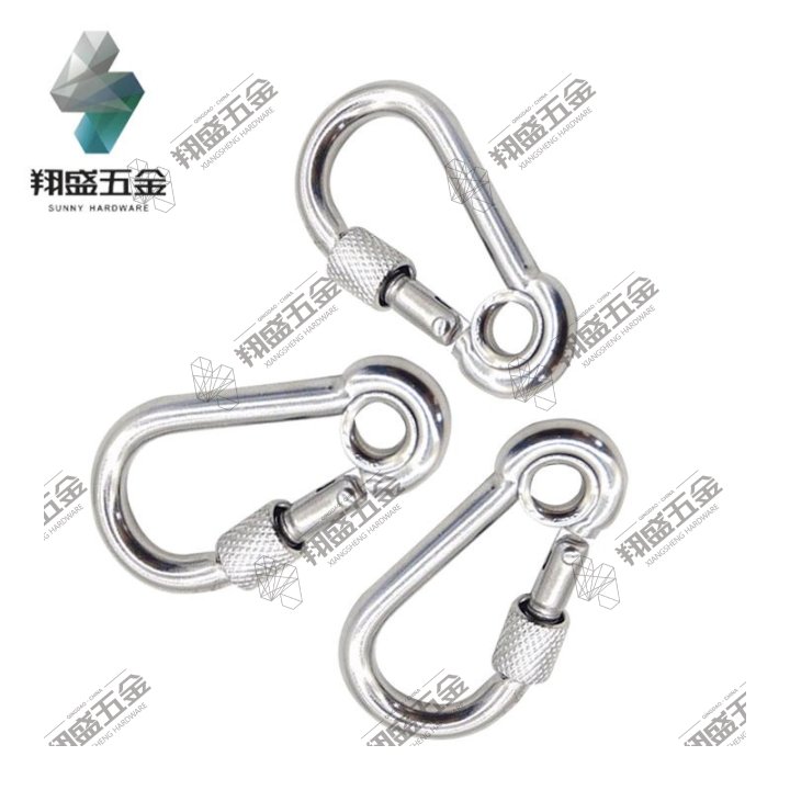 DIN5299E SNAP HOOK WITH EYELET & SCREW				
