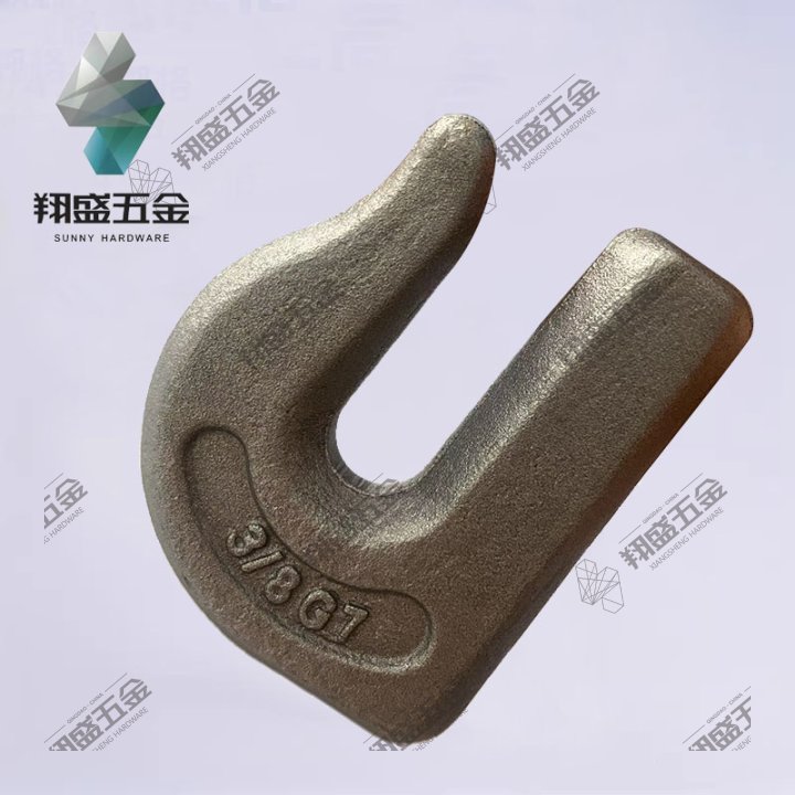 G70 grade forged weld on grab hook for truck trailer