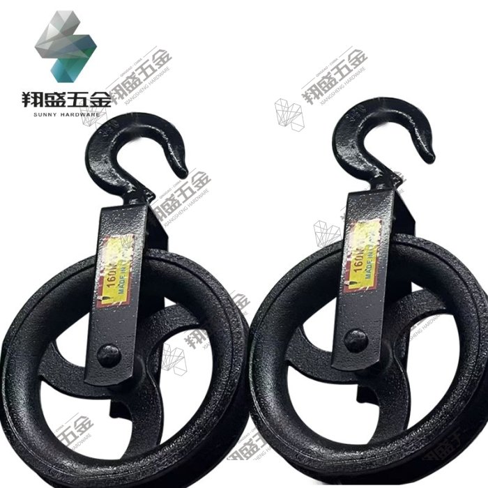 Pulley with Forged Hook