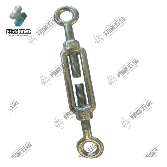 DIN 1480 Eye & Eye Turnbuckle OO Type Galvanized Forged Steel Rigging Turnbuckle