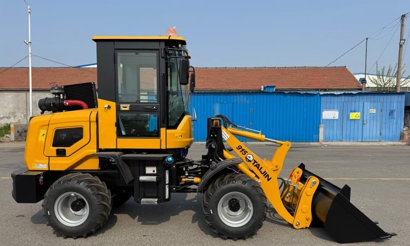 Best Choice For Yard & Farm! Taijin New 800kg Compact Wheel Loader Official Launch
