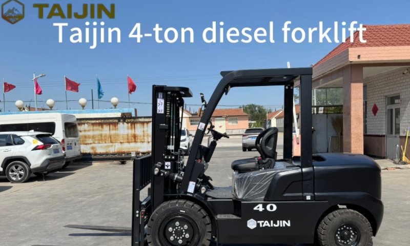 4-Ton Diesel Forklift | The Benchmark for Heavy-Duty, All-Operation Efficiency