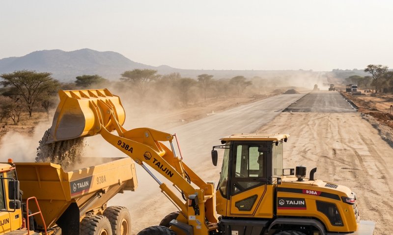 Inside Africa's Infrastructure Boom: Why the 2-Ton Wheel Loader Is No Longer Enough