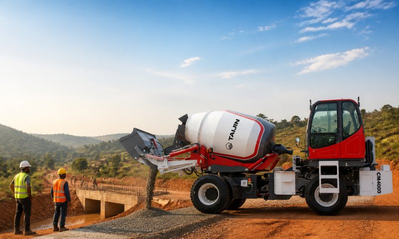 Mobile Concrete Production, Anywhere: HZZG Self-Loading Concrete Mixers Bring Batching-Plant Performance to Rural and Remote Infrastructure Projects