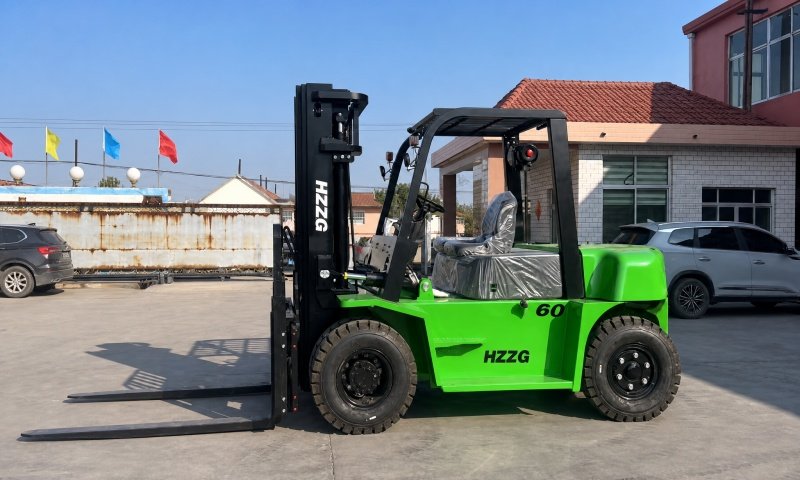 Qingdao Taijin Machinery 6-Ton Diesel Forklift: Power and Load-Bearing Configuration for Heavy-Duty Handling
