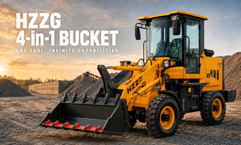 One Bucket, Four Roles: How the 4-in-1 Bucket Transforms Your Wheel Loader into a Multi-Purpose Workhorse