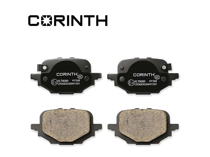  CORINTH Advanced Ceramic Formula Brake Pads | Quiet & Clean Braking Upgrade - KLT8089