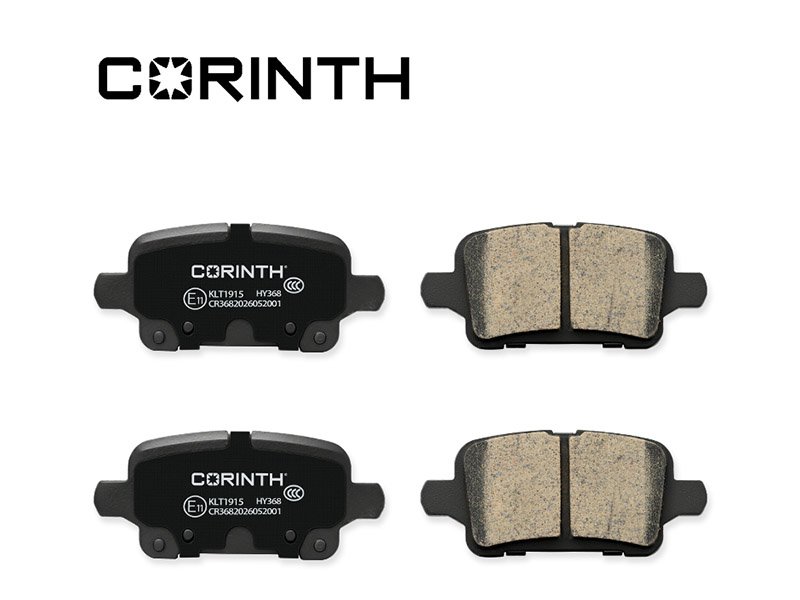 CORINTH NAO Ceramic Brake Pads | Eco-Friendly Low Noise for Modern Vehicles - KLT1915