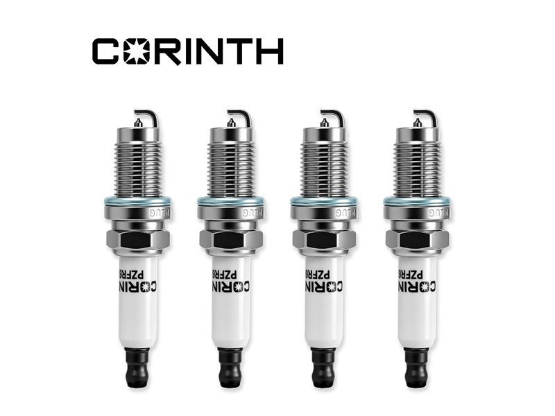 CORINTH Double Platinum Spark Plugs | Extended Service Life OE Replacement Ignition Parts - KLT9734(6034）