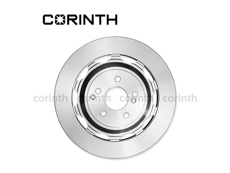 CORINTH Solid Brake Rotors | Economy Replacement for Compact Cars - KLT360510