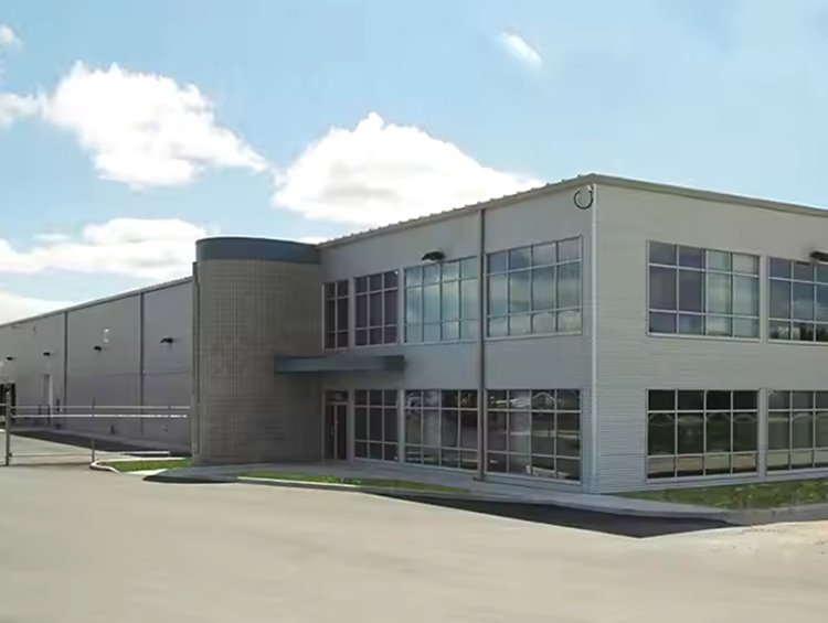Prefabricated Steel Structure Factory Building with Office Area