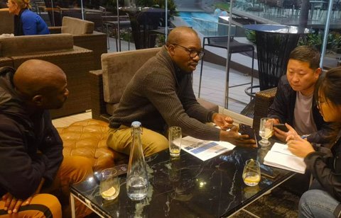 On May 10, Qingdao Fangjinlong CEO Mr. Cao Naicheng arrived safely in South Africa