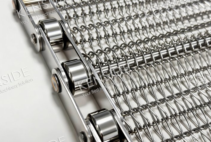 Cinturón de malla metálica