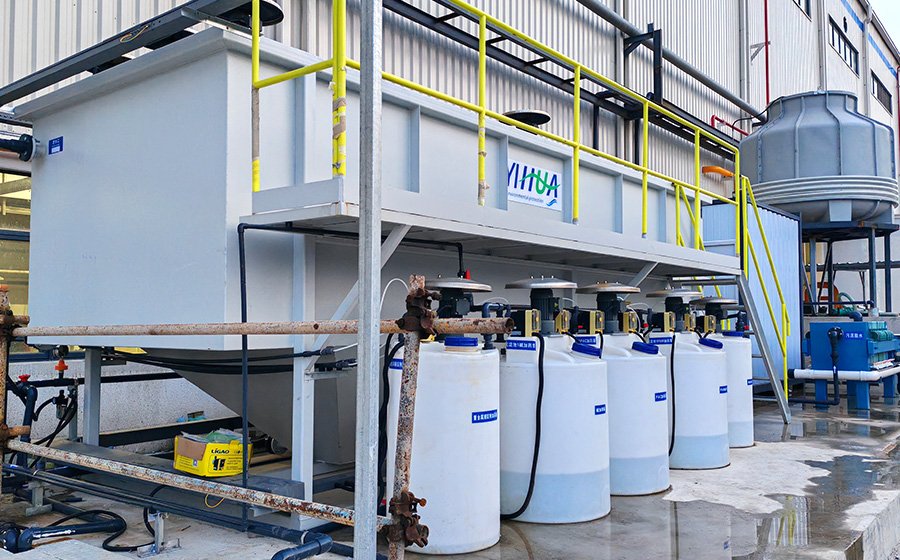 Sistema de tratamiento de aguas residuales industriales YIHUA México