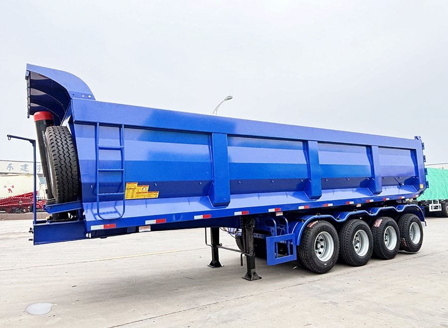Logistics optimization dump trailer
