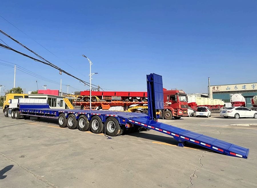 5 axles lowboy trailer