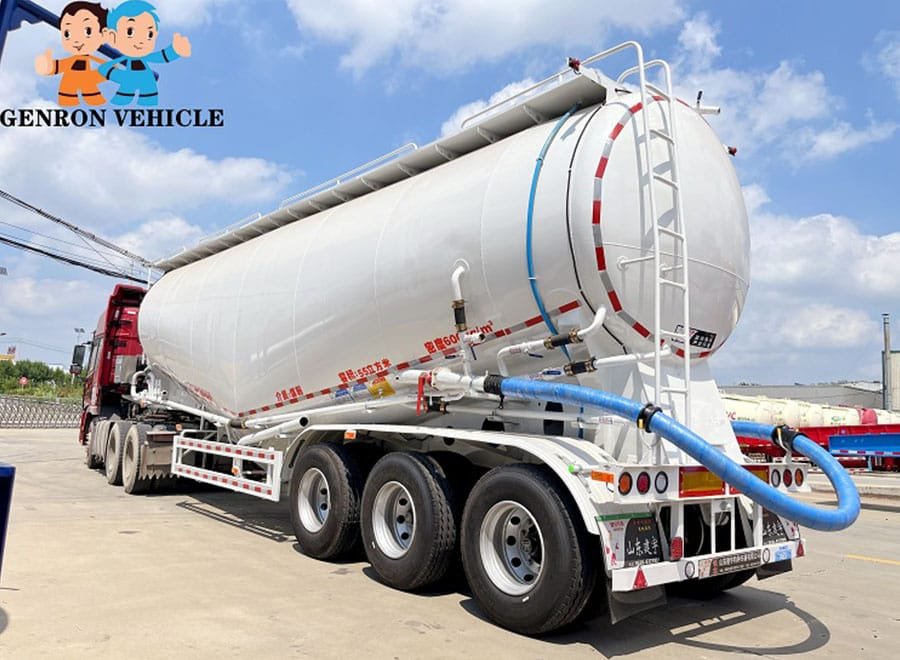 pneumatic cement trailer