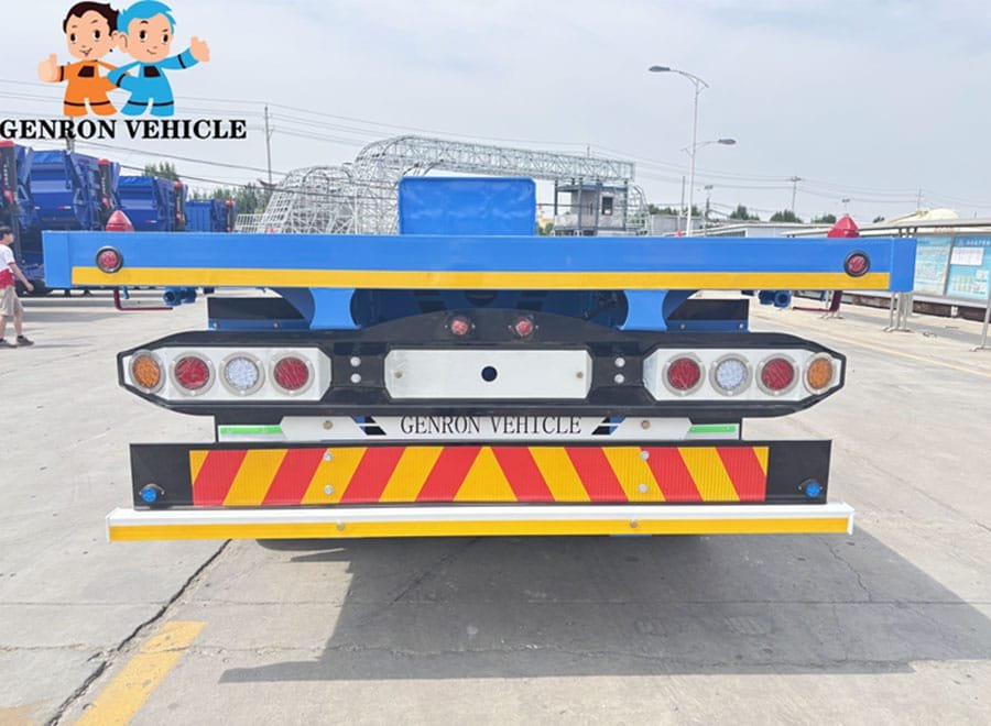 2 axle 40ft flatbed semi trailer