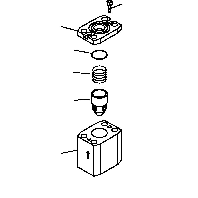 Komatsu HD-785 Dump Truck Valve Assembly 702-13-43700