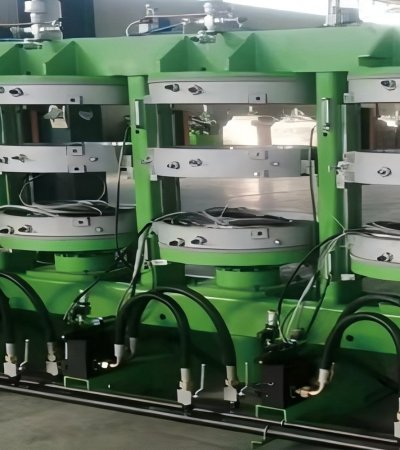 Double-layer hydraulic inner tube curing machine