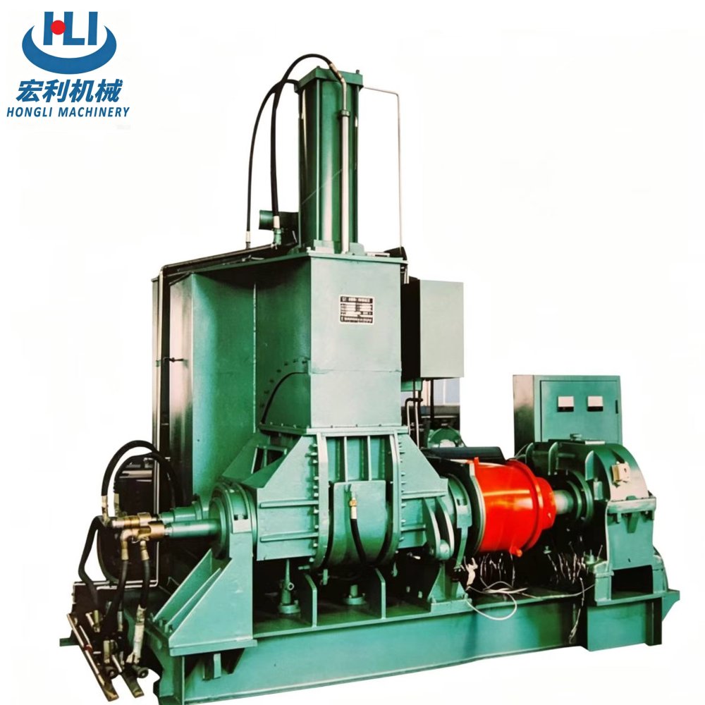 X(S)M-110L internal mixer with hydraulic tilting assembly