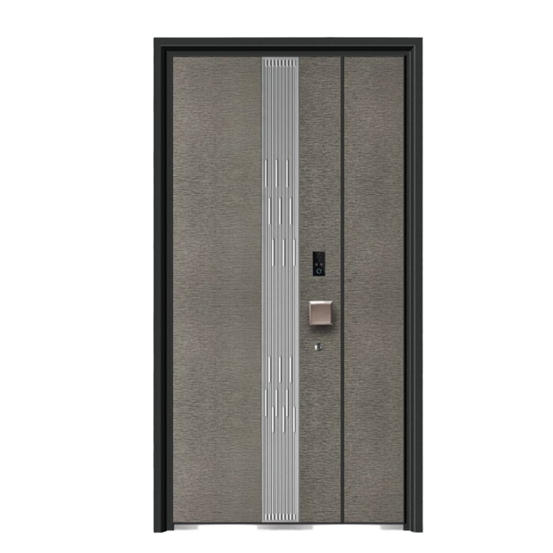 Double swing entrance door