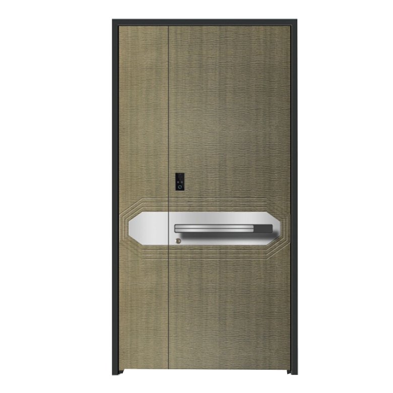 Double swing entrance door