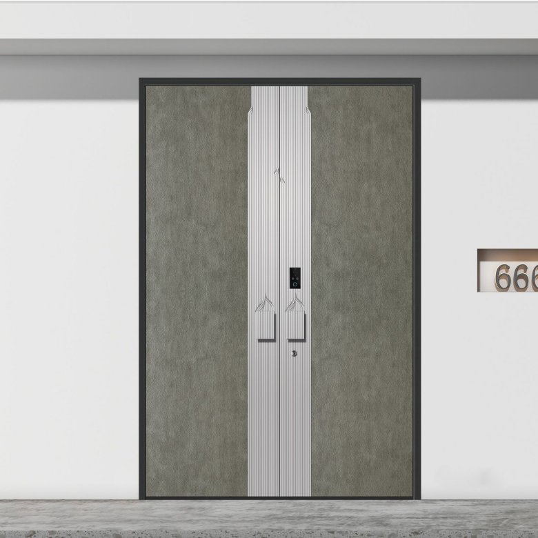 Parent-child entrance door