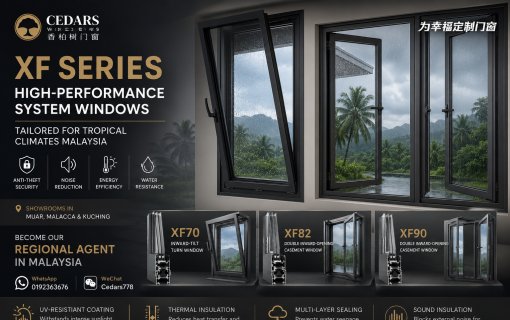 Cedars Windows XF Series: High-Performance System Windows Tailored for Tropical Climates