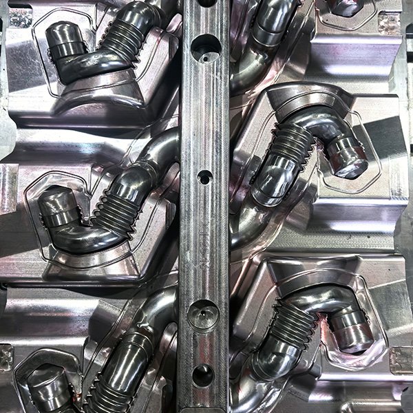 Multi-Cavity Rubber Tube Mold – Precision Tool Steel Mold for EPDM