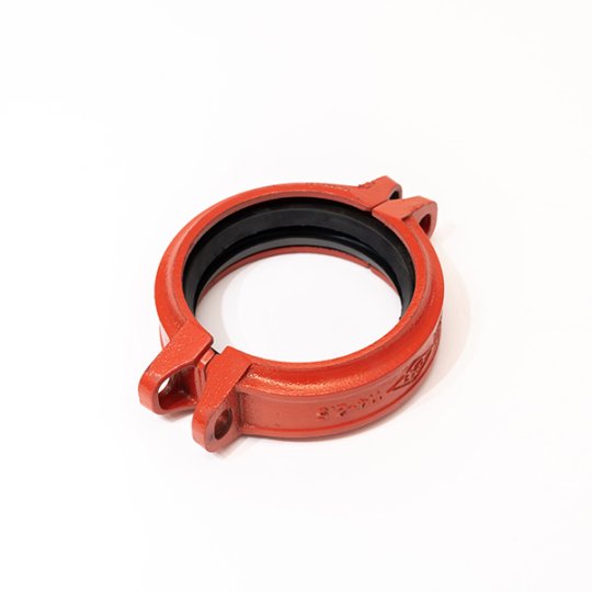 High Pressure Steel Pipe Clamp with Rubber Gasket Grooved Pipe Coupling for Fire Protection